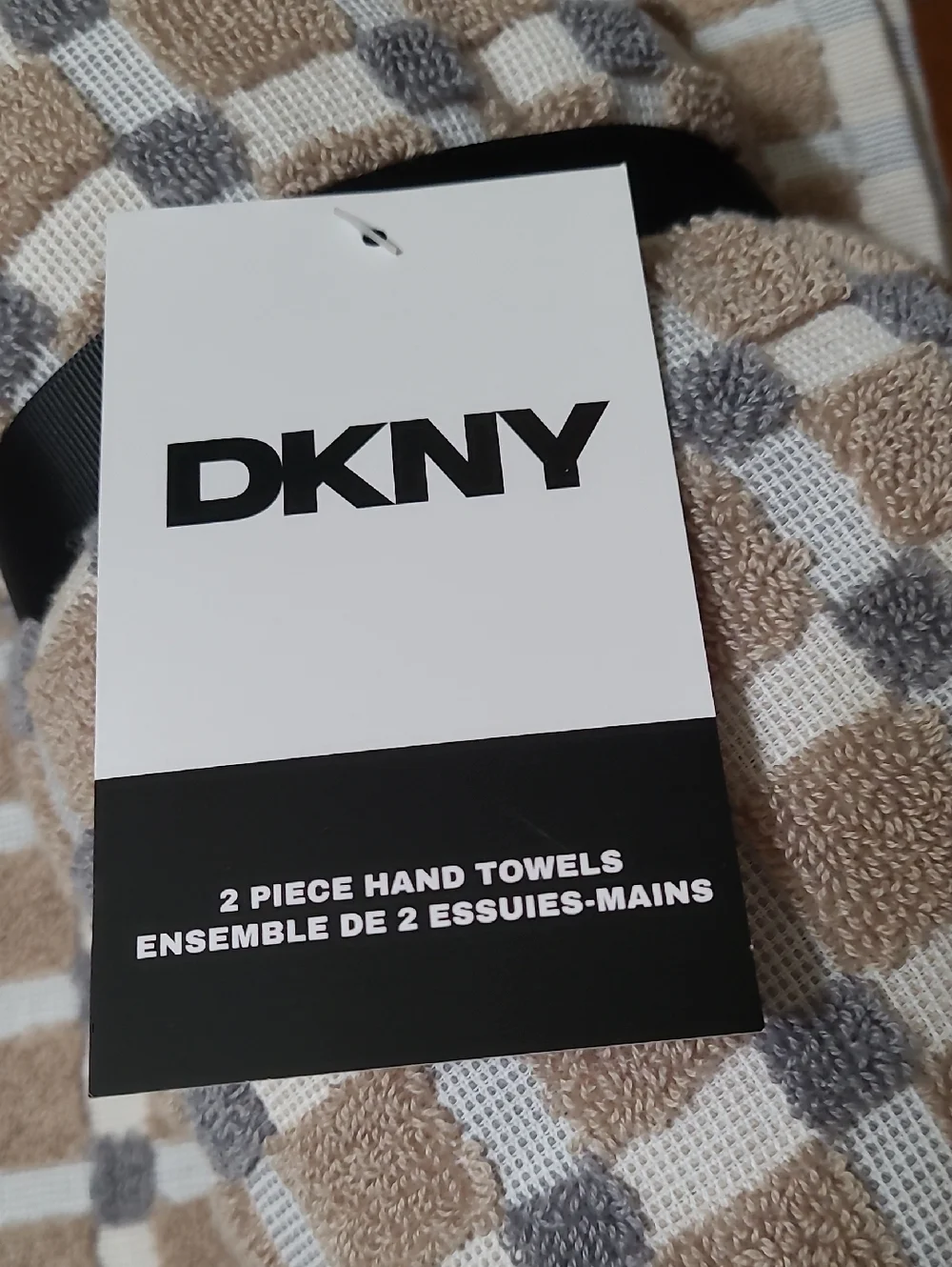 DKNY check Multi Doeskin Bath Towel Set
